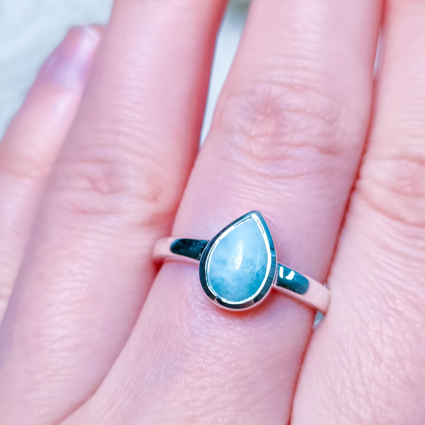 Larimar sormus