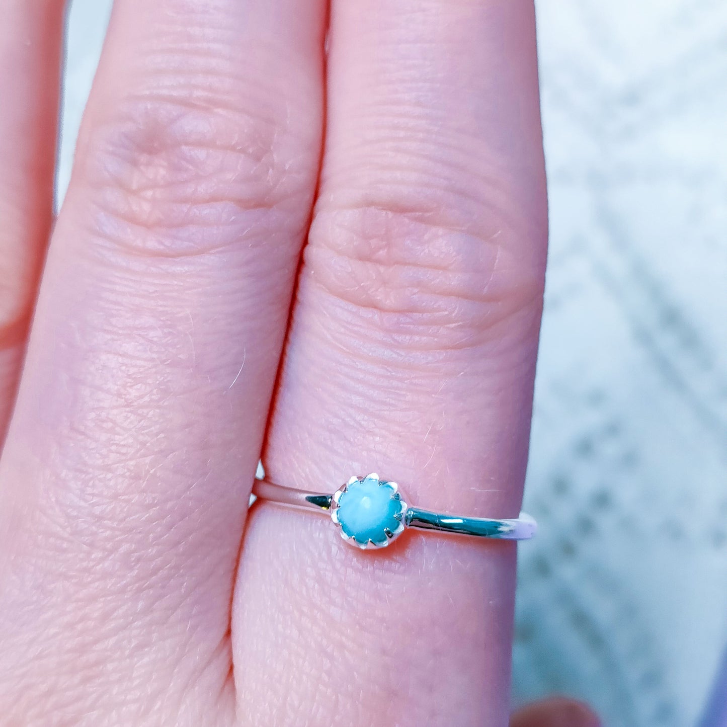 Larimar sormus