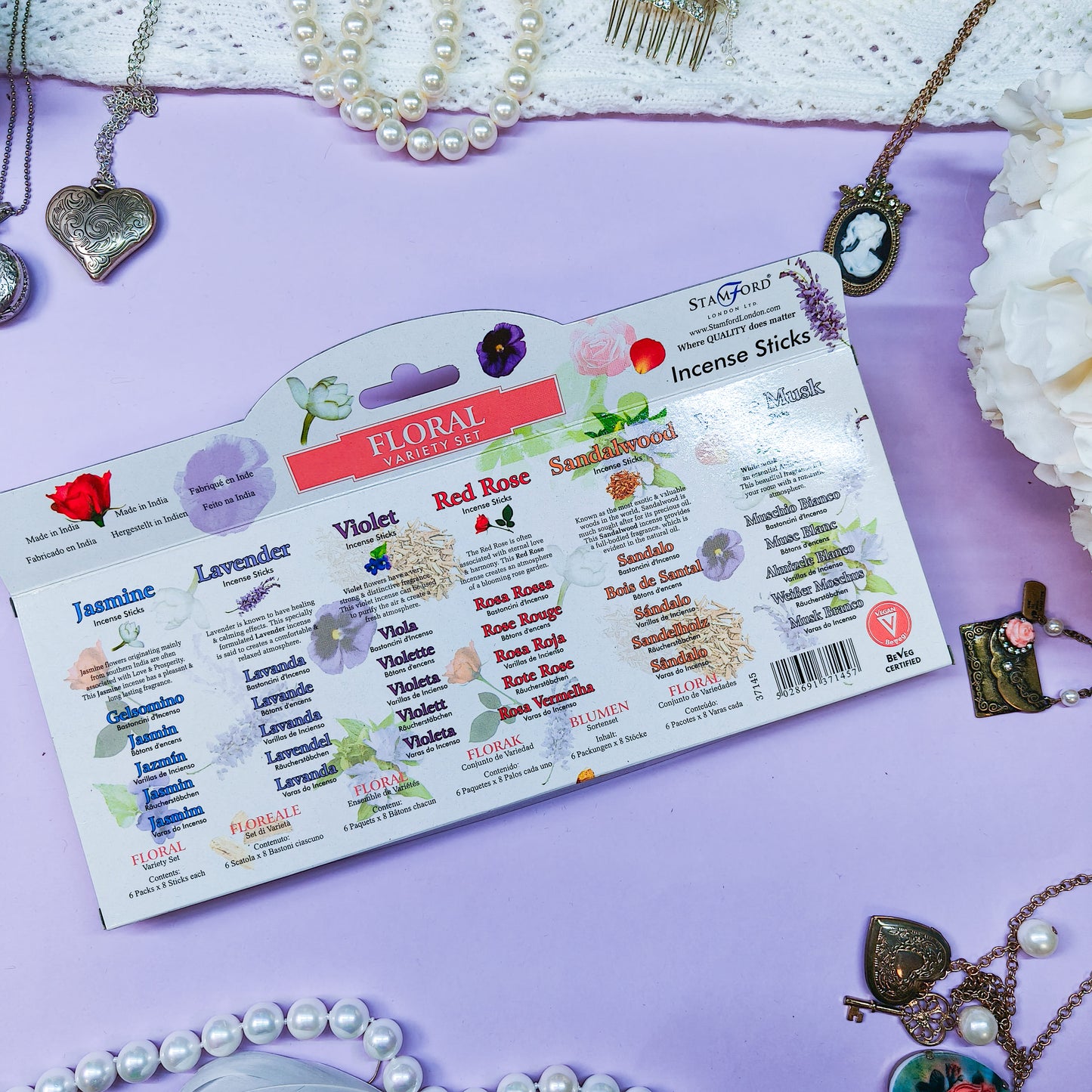 Stamford suitsukesetti kukkaset