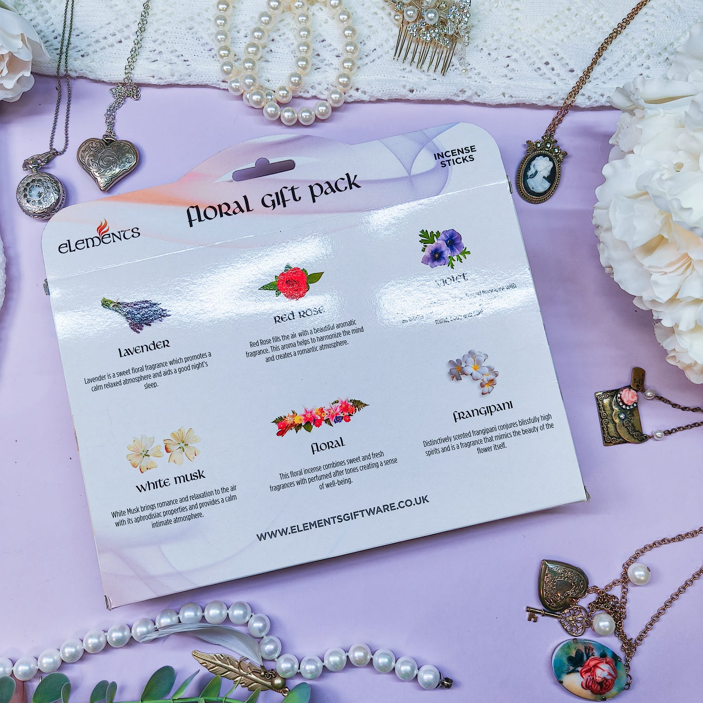 Elements suitsukesetti kukkaset