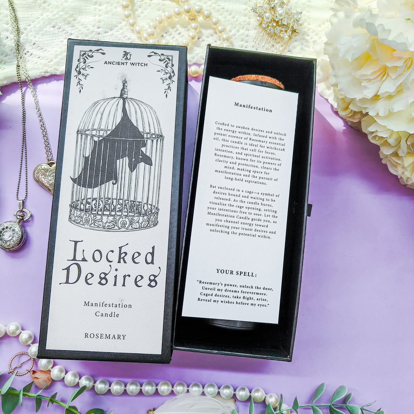 Rituaalikynttilä "Locked Desires"