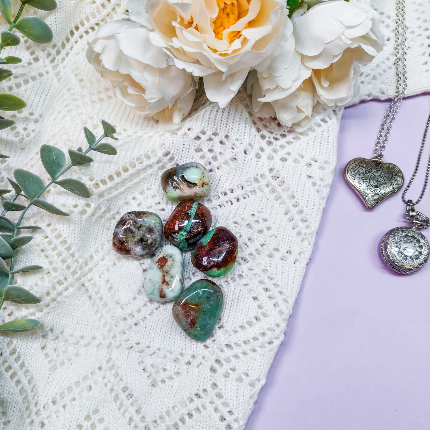 Krysopraasi rumpuhiottu