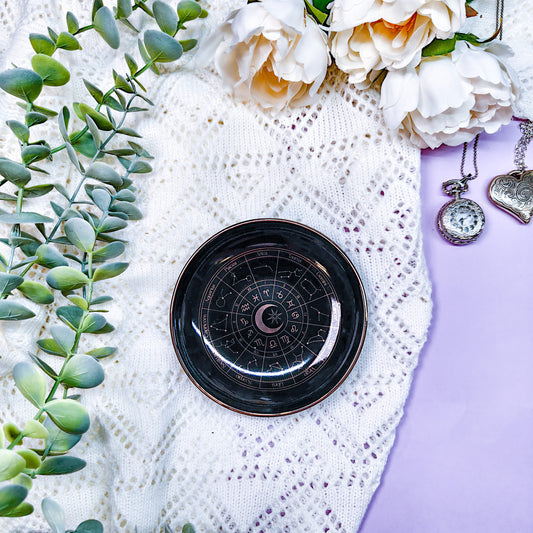 Säilytyslautanen astrologia musta