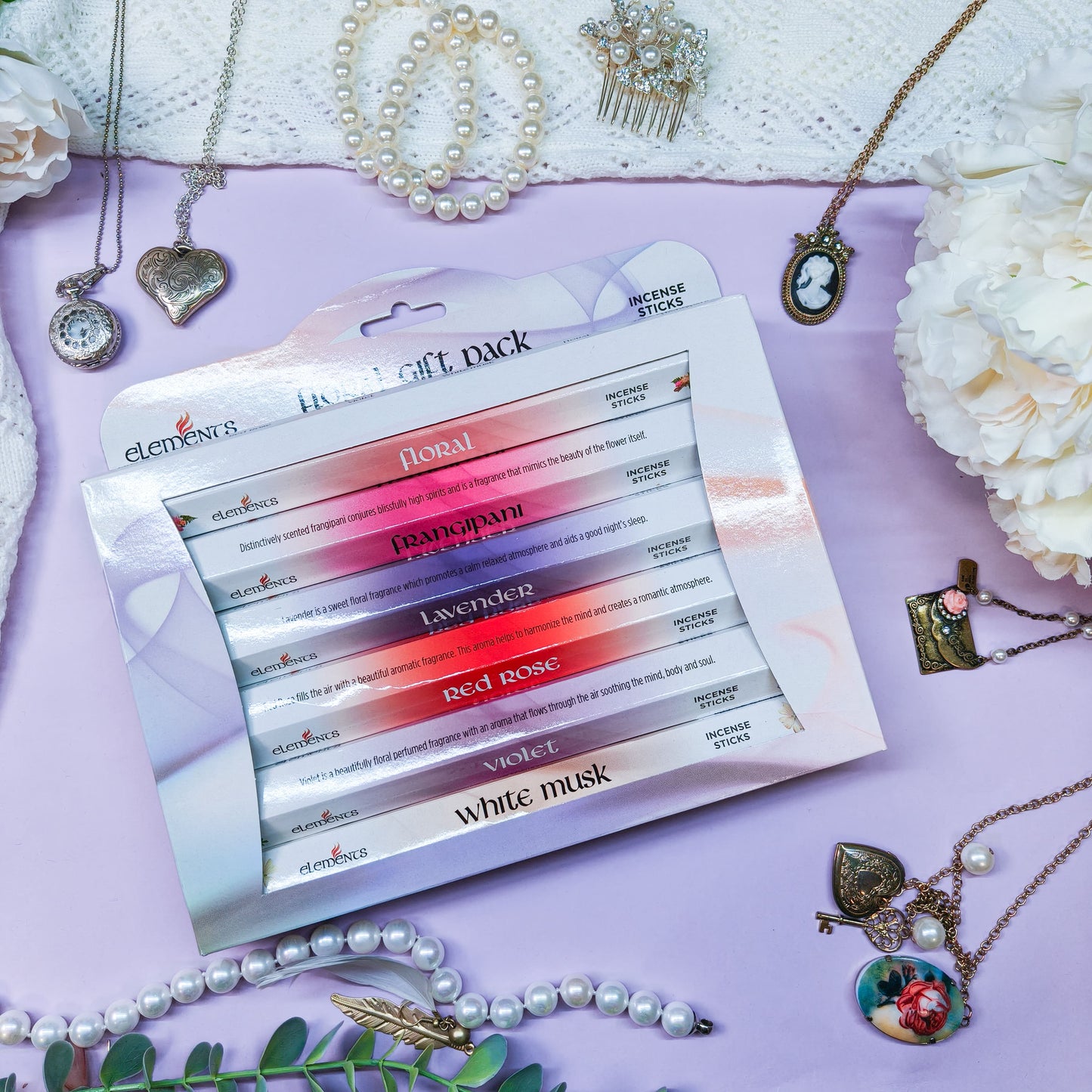 Elements suitsukesetti kukkaset