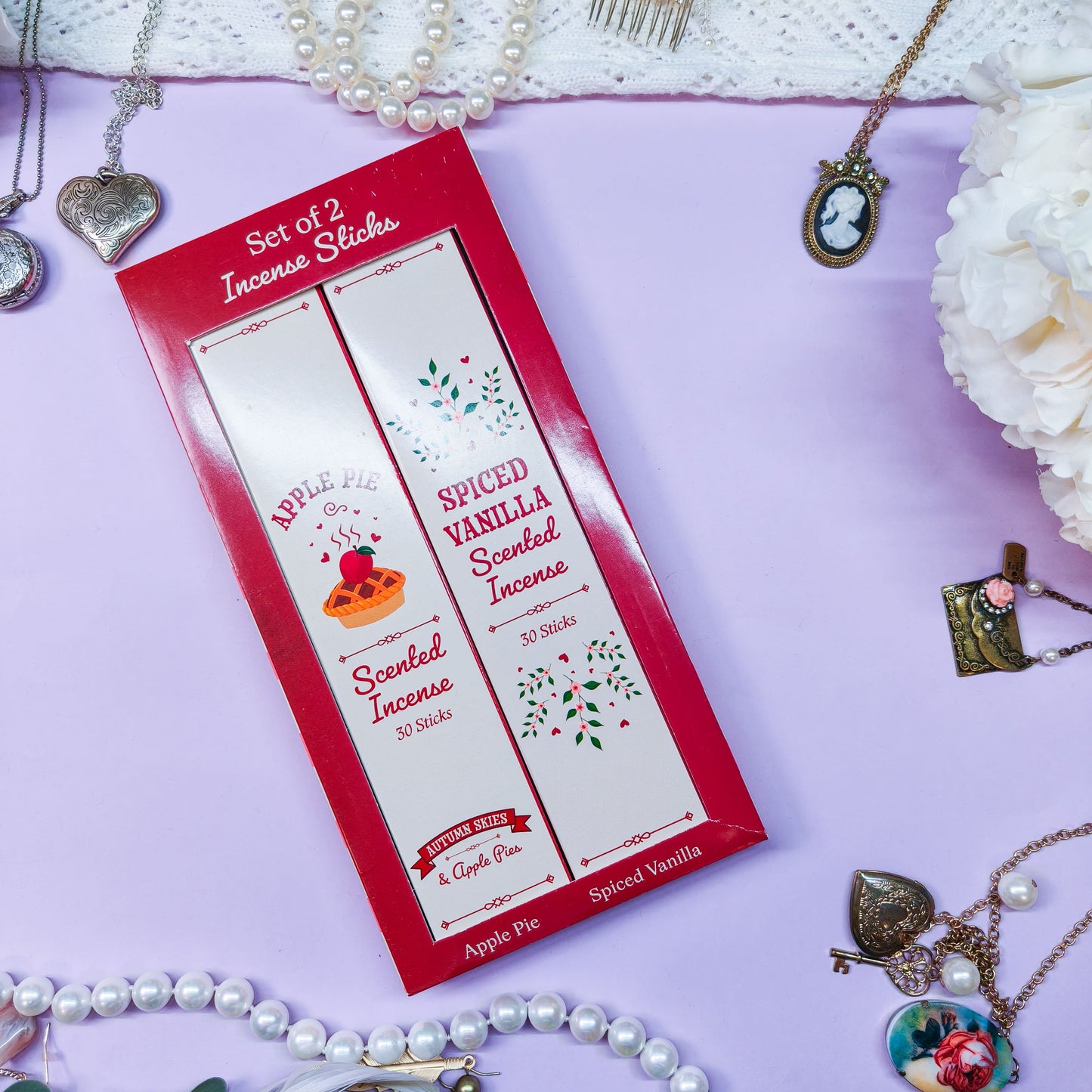 Suitsukesetti omenapiirakka