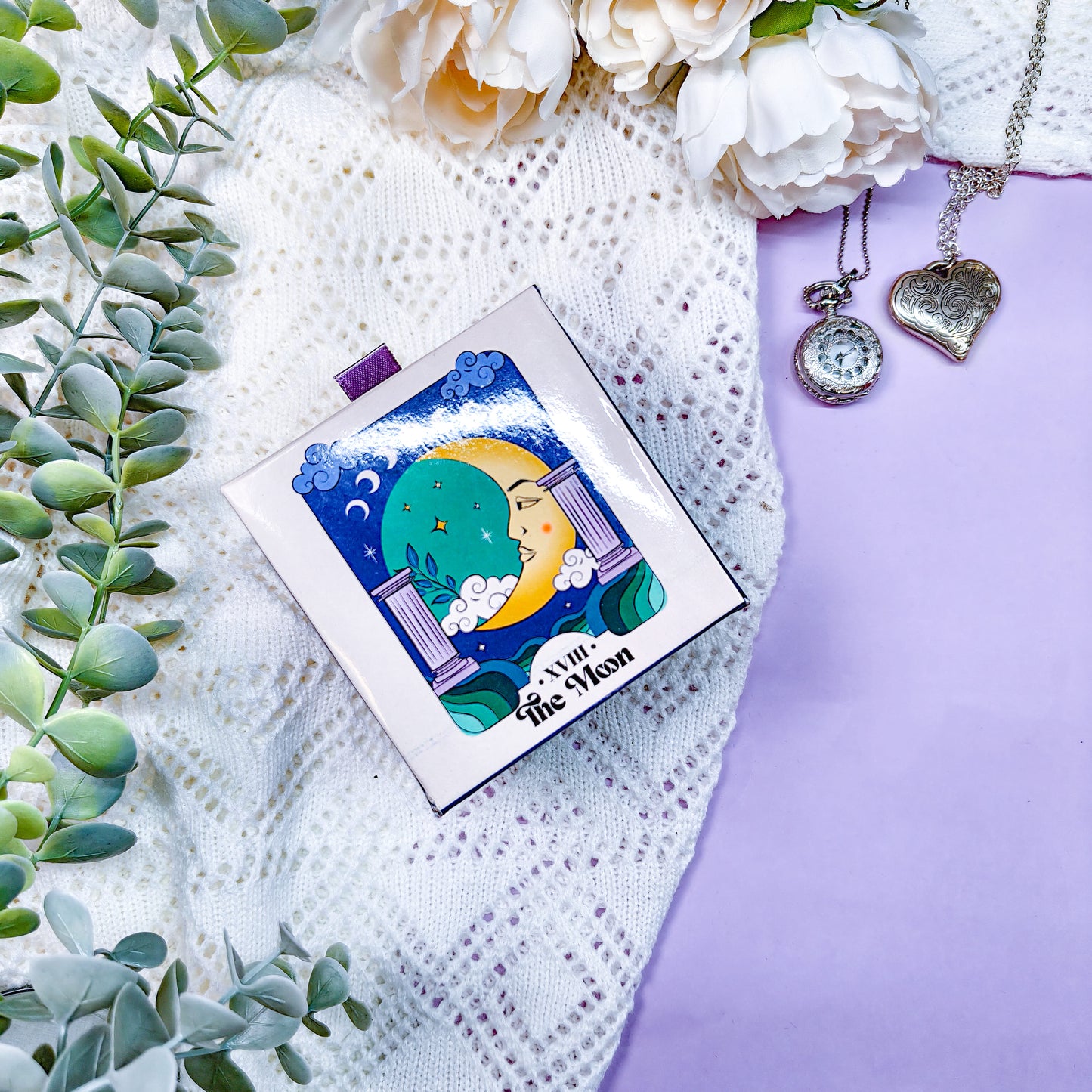 Tuoksukynttilä kuu & aurinko