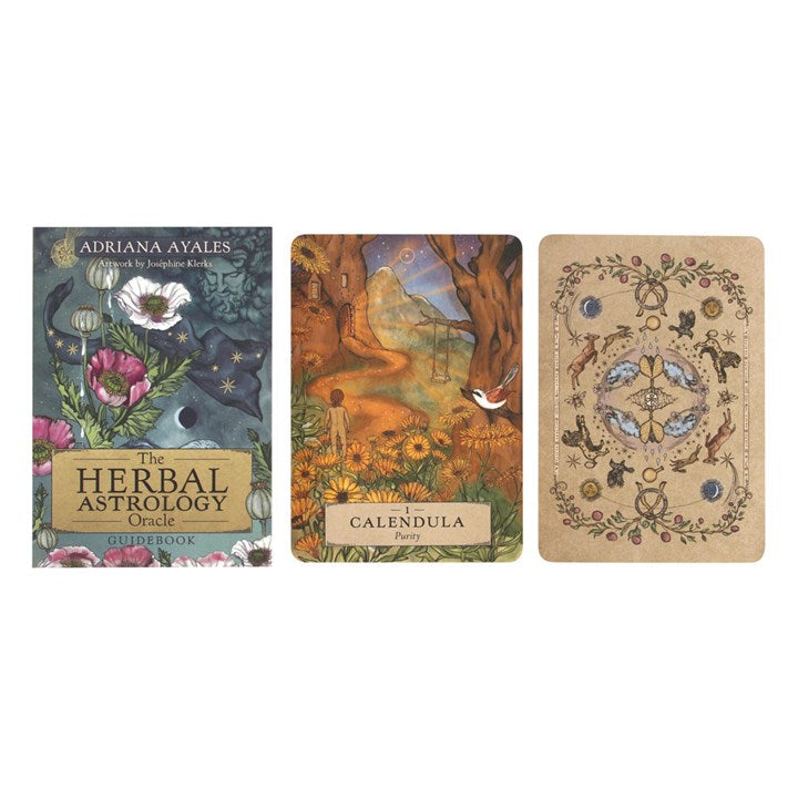 Oraakkelikortit The Herbal Astrology - Witches and Familiars tarotkauppa ja oraakkelikorttikauppa